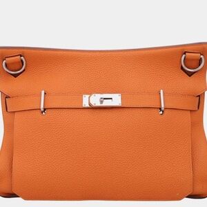 Hermès Jypsiere 34 Clemence Orange Jaune